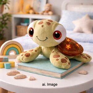 Disney Store Squirt Finding Nemo Sea Turtle Plush Stuffed Animal 10 Inch Green